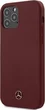 Mercedes-Benz Hard Cover Silicone Line для Apple iPhone 12/12 Pro Red