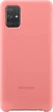 Samsung Silicone Cover для Galaxy A71 Pink