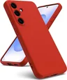 Screenguard Liquid Silicone Case для Samsung Galaxy S25+ Red