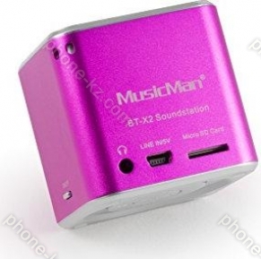 Technaxx mini MusicMan wireless Soundstation BT-X2 pink