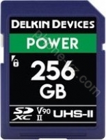 Delkin Power 2000X R300/W250 SDXC 256GB, UHS-II U3, Class 10