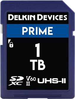 Delkin Prime R280/W150 SDXC 1TB, UHS-II, Class 10