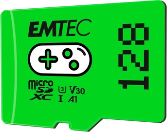 Emtec GAMING R100/W50 microSDXC 128GB, UHS-I U3, A1, Class 10