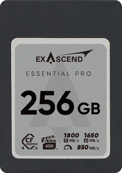 Exascend Essential Pro R1800/W1650 CFexpress 4.0 Type A 256GB