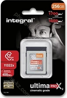 Integral ultima PRO X2 Cinematic R1700/W1600 CFexpress Type B 256GB