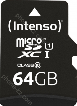 Intenso Professional R90 microSDXC 64GB Kit, UHS-I U1, Class 10