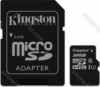 Kingston Canvas Select R80 microSDHC 32GB Kit, UHS-I U1, Class 10