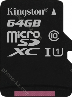 Kingston Canvas Select R80 microSDXC 64GB, UHS-I U1, Class 10