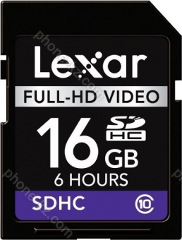 Lexar Full-HD SDHC 16GB, Class 6