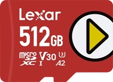 Lexar PLAY R150 microSDXC 512GB, UHS-I U3, A2, Class 10