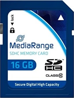 MediaRange R45/W15 SDHC 16GB, Class 10
