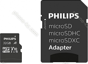 Philips microSDHC 32GB Kit, Class 10