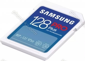Samsung PRO Plus for Professionals R180/W130 SDXC 128GB, UHS-I U3, Class 10