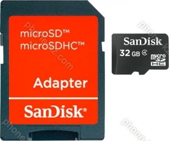 SanDisk microSDHC 32GB Kit, Class 4