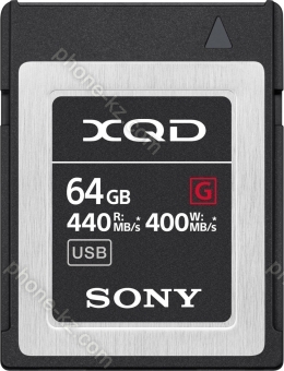 Sony G-Series R440/W400 XQD Card 64GB