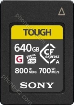 Sony TOUGH CEA-G Series R800/W700 CFexpress Type A 640GB