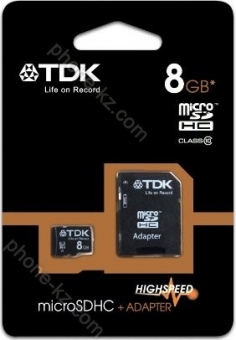TDK microSDHC 8GB Kit, Class 10