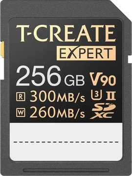 TeamGroup T-CREATE EXPERT R300/W260 SDXC 256GB, UHS-II U3, Class 10