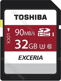 Toshiba Exceria N302 R90 SDHC 32GB, UHS-I U3, Class 10