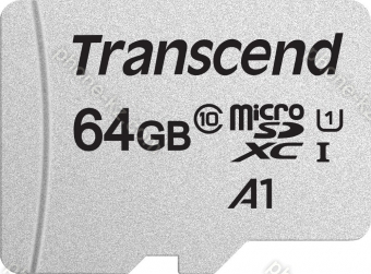 Transcend 300S R95/W40 microSDXC 64GB, UHS-I U1, Class 10