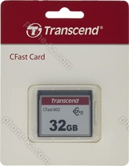 Transcend CFX602 R500/W350 CFast 2.0 CompactFlash Card 32GB