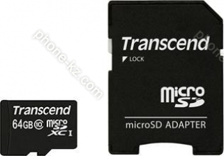 Transcend microSDXC 64GB Kit, Class 10