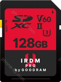 goodram IRDM S6B0 R265/W120 SDXC 128GB, UHS-II U3, Class 10
