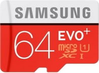 Samsung EVO+ R80/W20 microSDXC 64GB Kit, UHS-I, Class 10