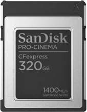 SanDisk PRO-CINEMA R1700/W1500 CFexpress 2.0 Type B 320GB