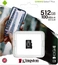 Kingston Canvas Select Plus R100/W85 microSDXC 512GB, UHS-I U3, A1, Class 10