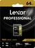 Lexar Professional 1800x Gold Series R280/W210 SDXC 64GB, UHS-II U3, Class 10