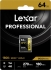 Lexar Professional 1800x Gold Series R270/W180 SDXC 64GB, UHS-II U3, Class 10