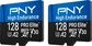 PNY Pro Elite High Endurance R100/W90 microSDXC 128GB Kit, UHS-I U3, A2, Class 10, 2er-Pack