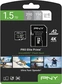 PNY Pro Elite Prime R200/W150 microSDXC 1.5TB Kit, UHS-I U3, A2, Class 10