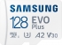 Samsung EVO Plus 2021 R130 microSDXC 128GB Kit, UHS-I U3, A2, Class 10