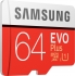 Samsung EVO Plus R100/W20 microSDXC 64GB Kit, UHS-I U1, Class 10