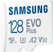 Samsung EVO Plus 2021 R130 microSDXC 128GB Kit, UHS-I U3, A2, Class 10