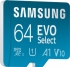 Samsung EVO Select R130 microSDXC 64GB Kit, UHS-I U1, A1, Class 10