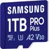 Samsung PRO Plus R180/W130 microSDXC 1TB USB-Kit, UHS-I U3, A2, Class 10
