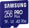 Samsung PRO Plus R180/W130 microSDXC 256GB Kit, UHS-I U3, A2, Class 10