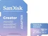 SanDisk Creator R190/W130 microSDXC 256GB Kit, UHS-I U3, A2, Class 10