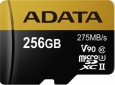 ADATA Premier ONE R275/W155 microSDXC 256GB Kit,...