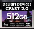 Delkin Cinema R560/W495 CFast 2.0 CompactFlash...