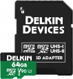 Delkin Power 2000X R300/W250 microSDXC 64GB Kit,...
