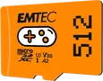 Emtec GAMING R100/W50 microSDXC 512GB, UHS-I U3, A2, Class 10