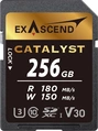 Exascend Catalyst R180/W150 SDXC 256GB, UHS-I U3,...