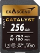 Exascend Catalyst R280/W180 SDXC 256GB, UHS-II...