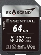 Exascend Essential R300/W280 SDXC 64GB, UHS-II...
