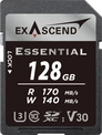 Exascend Essential R170/W140 SDXC 128GB, UHS-I...
