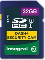 Integral Dash Cam and Security Camera R95/W60 SDHC 32GB, UHS-I U3, Class 10